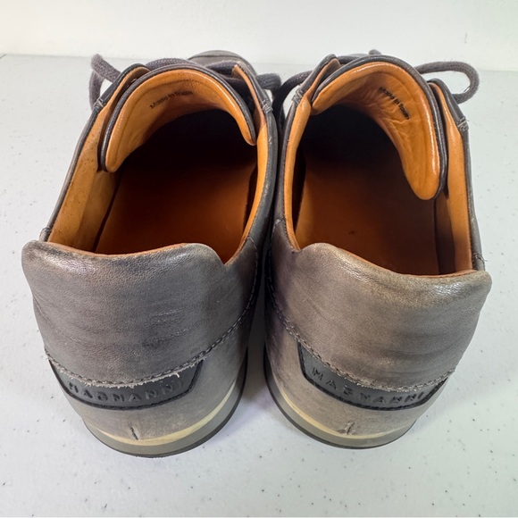 Magnanni Cristian 15745 Men's Grey Leather Sneakers Size 8.5 M - Picture 12 of 17